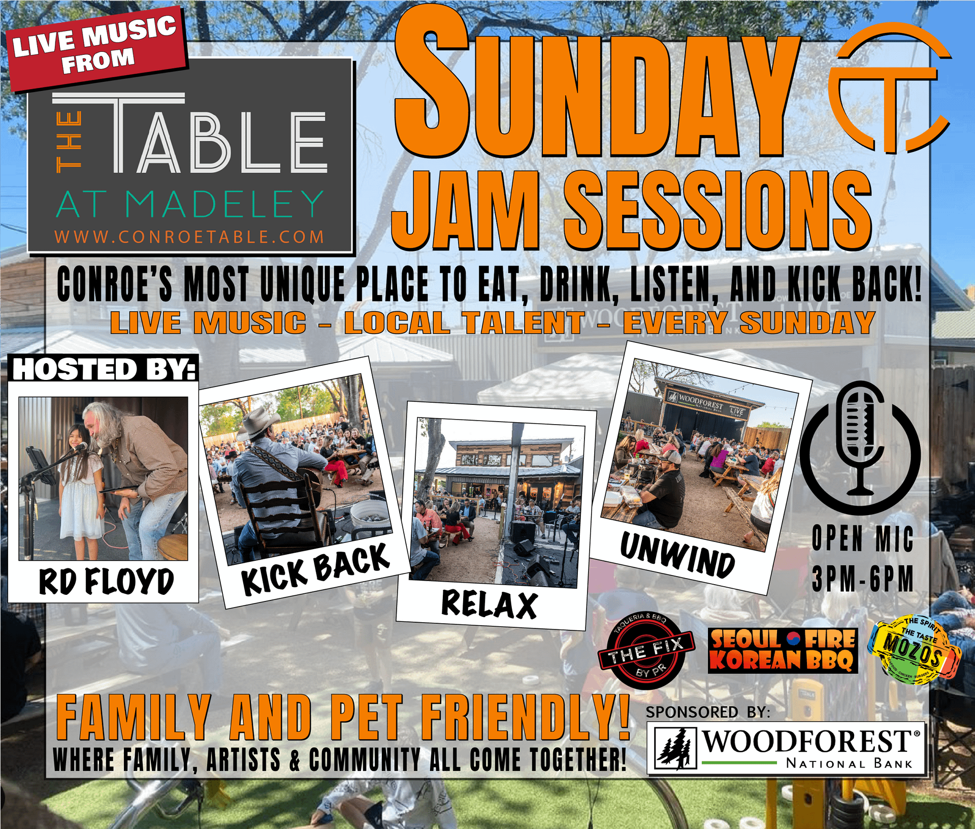 Sunday Jam Sessions Hosted by RD Floyd Lake Conroe