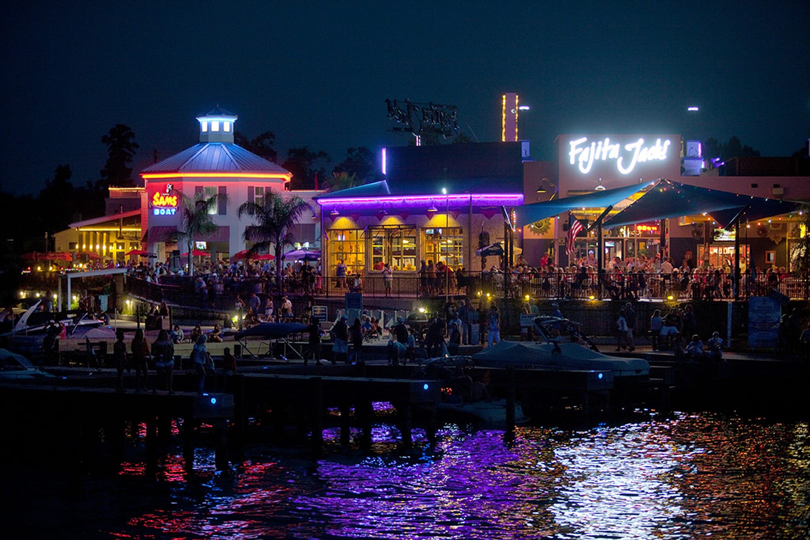 Fajita Jack's at night