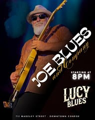 It’s BLUES. It’s LIVE. It’s FRIDAY NIGHT with Joe Blues & Co