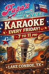 KARAOKE NIGHT at Papa’s on the Lake