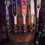 The Red Brick Tavern beer taps
