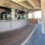 Wave on Lake Conroe outdoor bar