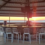 Wave on Lake Conroe outdoor bar