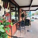 The Red Brick Tavern outdoor tables