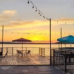 Wave on Lake Conroe patio