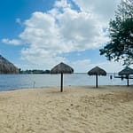 Conroe Lake House beach