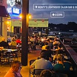 Monty's Lighthouse patio dinner