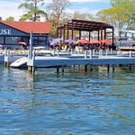 Conroe Lake House from the water