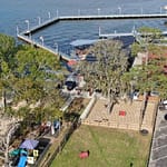Conroe Lake House aerial