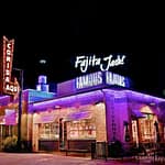 Fajita Jack's lit up