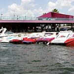 Papa's on the Lake at the dock