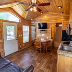 Lake Conroe RV & Camping Resort cabin interior