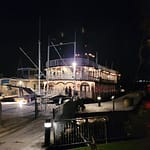 Southern Empress at night dock