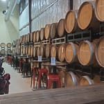 B52 Brewing Company barrels