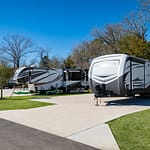 Lake Conroe RV & Camping Resort huge pads