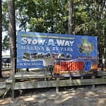 Stow-A-Way Marina & RV Park sign