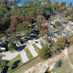 Triple-B RV Park complex from the air