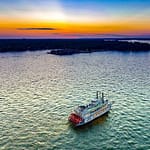 Southern Empress Cruise from the air