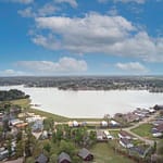 Water’s Edge Resort aerial
