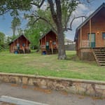 Water’s Edge on Lake Conroe RV Resort cabins