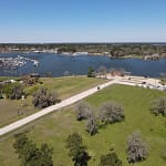 Lake Conroe Park aerial