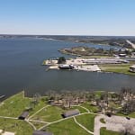 Lake Conroe Park aerial