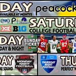 Football Season Streaming at Monty's Lighthouse