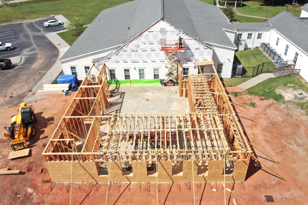 New building under construction