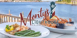 Monty's Lighthouse food on the patio