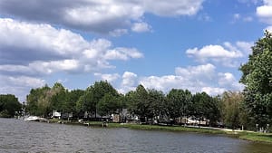Lake Conroe RV Campground from the lake