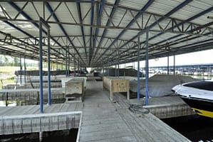 Stow-A-Way Marina & RV Park covered docks