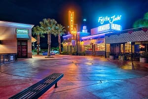 Fajita Jack's at night