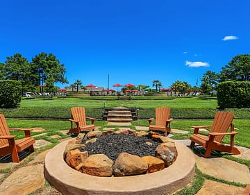 Lake Conroe RV & Camping Resort fire pit