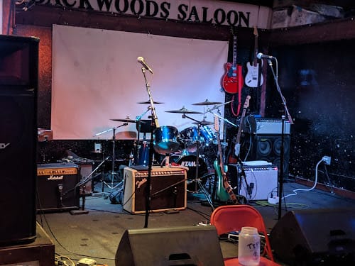 Backwoods Saloon stage