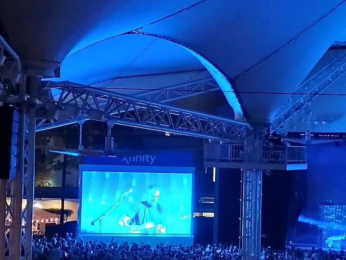Cynthia Woods Mitchell Pavilion stage left