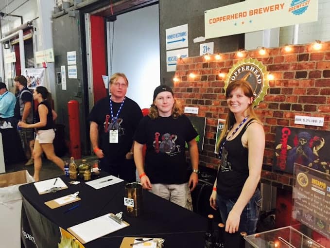 Copperhead Brewery staff