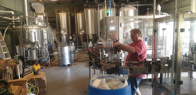 Copperhead Brewery brewing