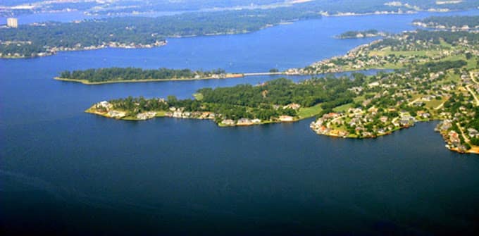 Venice on the Lake aerial