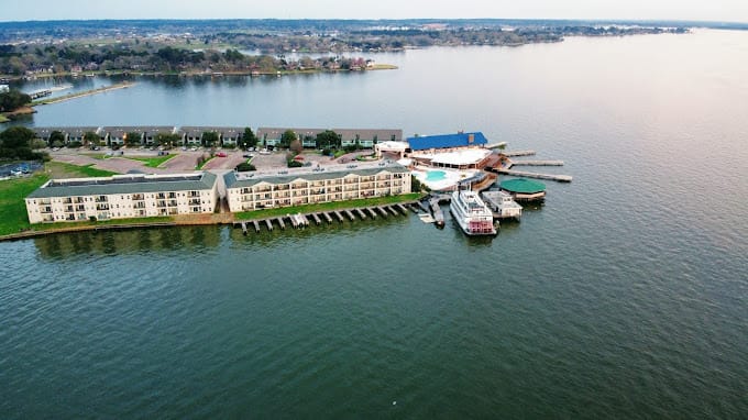 Southern Empress location from the air