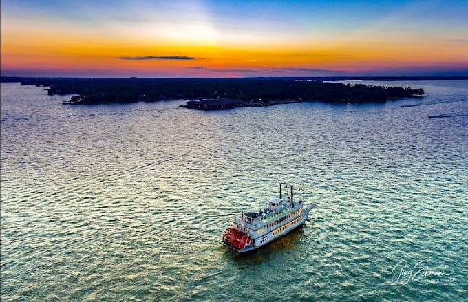 Southern Empress Cruise from the air