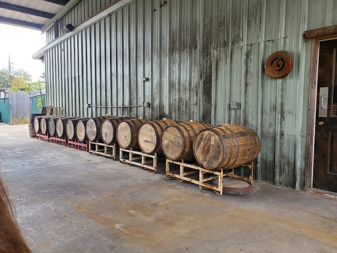 Copperhead Brewery barrels