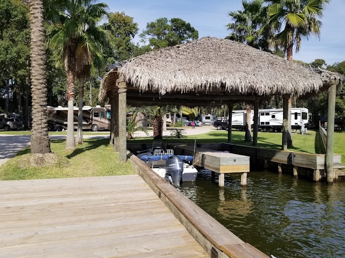 Triple-B RV Park boat docks