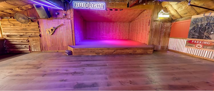 Cactus Lounge stage and dance floor