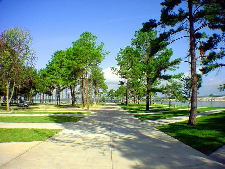 Sunset Shores RV Park concrete streets