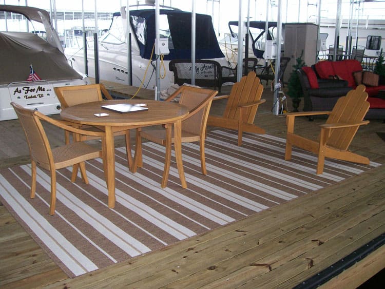 The Palms Marina dock deck