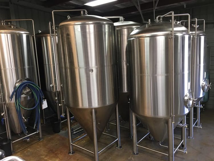 Copperhead Brewery vats