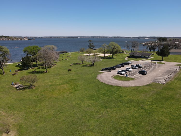 Lake Conroe Park aerial