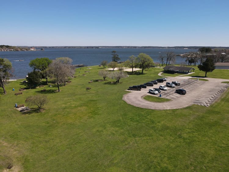 Lake Conroe Park aerial