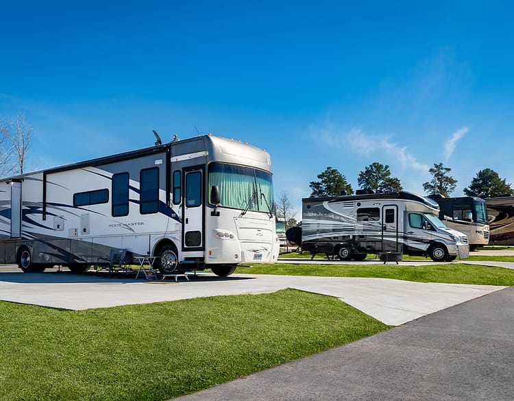 Lake Conroe RV & Camping Resort premium pads