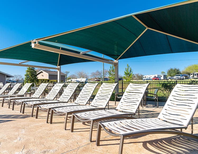 Lake Conroe RV & Camping Resort lounging